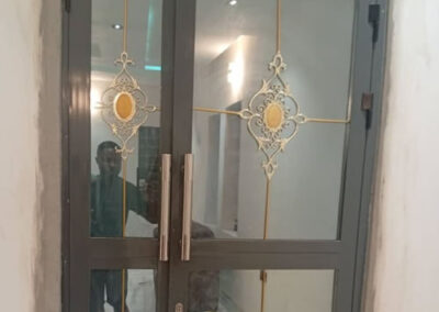 aluminium glass door in onitsha
